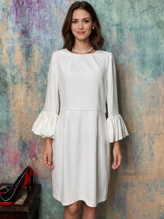 Alexia Admor Dresses & Skirts - NWT📌 Alexia Admor Elegant Great For Many Occasions Dress w/ Trumpet Sleeve